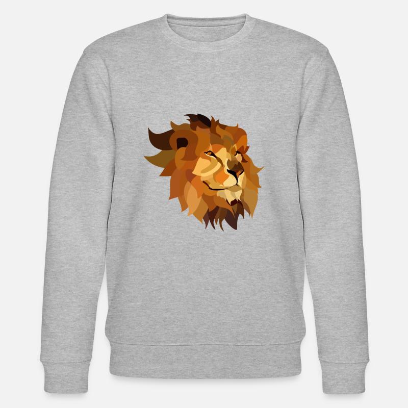 Lion - Sweat bio CHANGER Stanley/Stella Unisexe - gris chiné