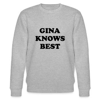 Gina Knows Meilleur - Sweat bio CHANGER Stanley/Stella Unisexe - gris chiné - Devant - Nik (191cm) & Marisol (170cm)