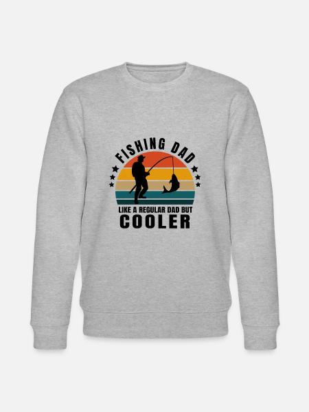 Fishing dad - Stanley/Stella CHANGER Unisex Organic Sweatshirt - heather grey