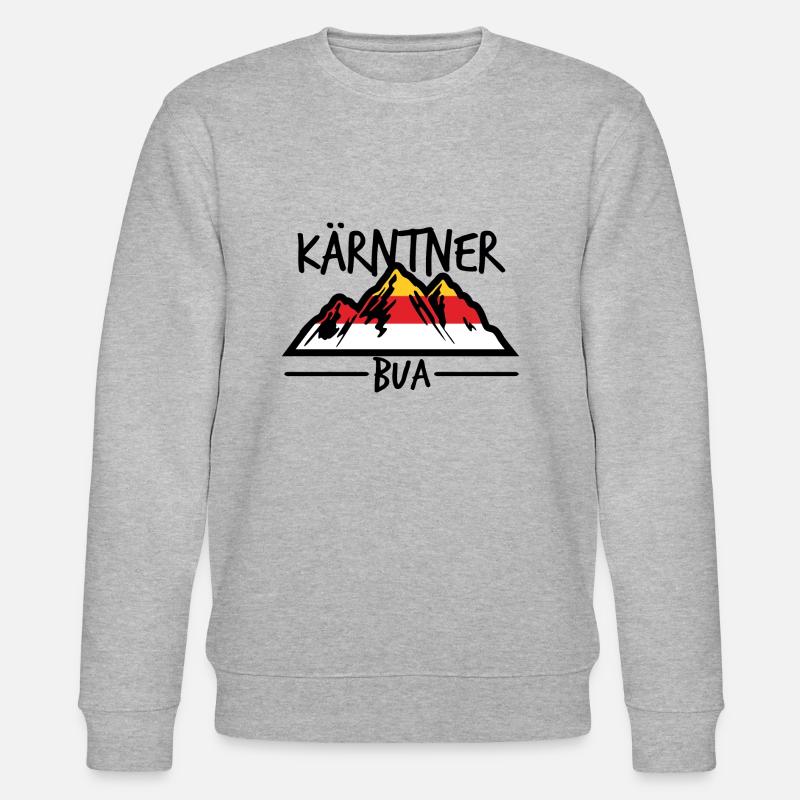 Kärnten Kärntner Bua - Stanley/Stella Unisex Bio-Sweatshirt CHANGER  - Grau meliert