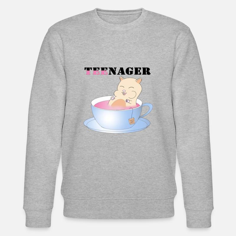 Adolescents, rongeurs du thé - Sweat bio CHANGER Stanley/Stella Unisexe - gris chiné