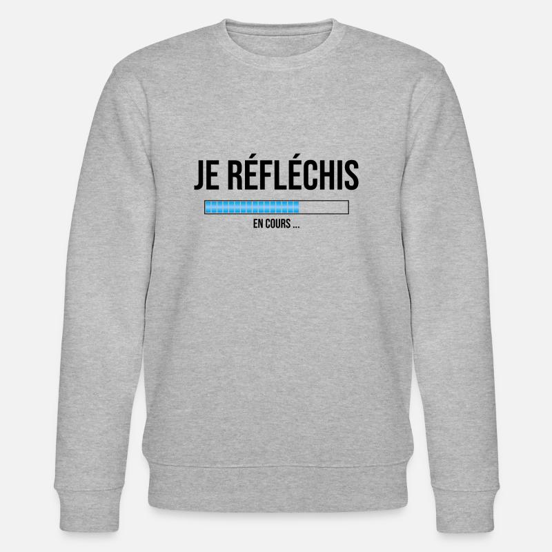 Réflexion - Sweat bio CHANGER Stanley/Stella Unisexe - gris chiné