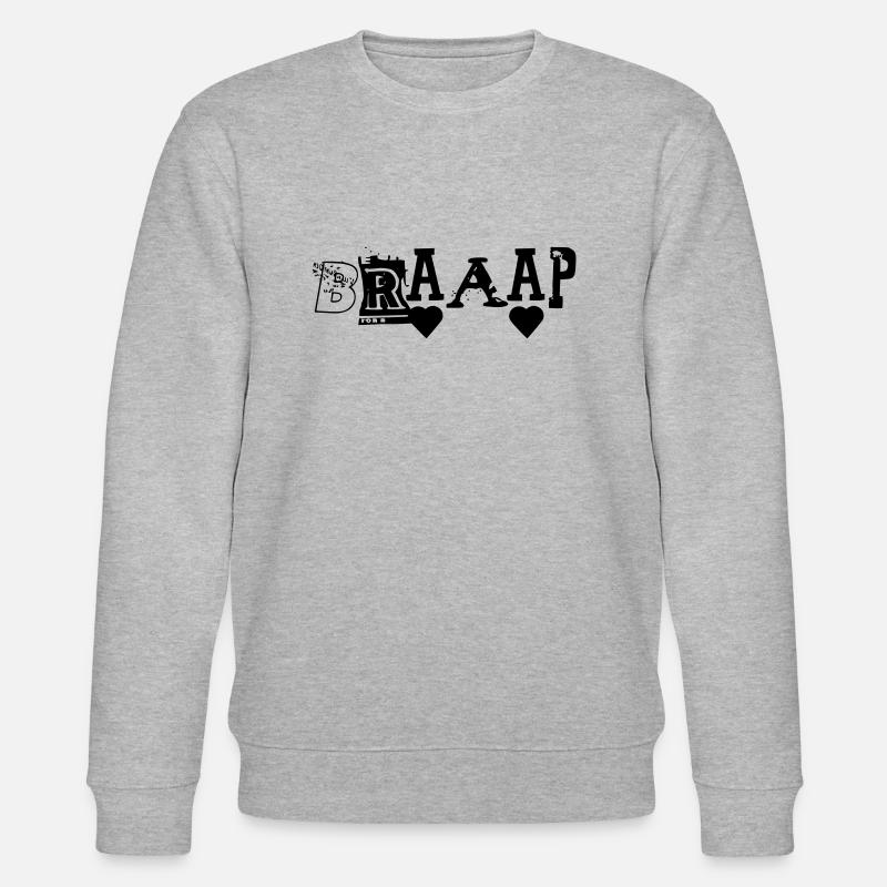 BRAAAP - Stanley/Stella Unisex Bio-Sweatshirt CHANGER  - Grau meliert