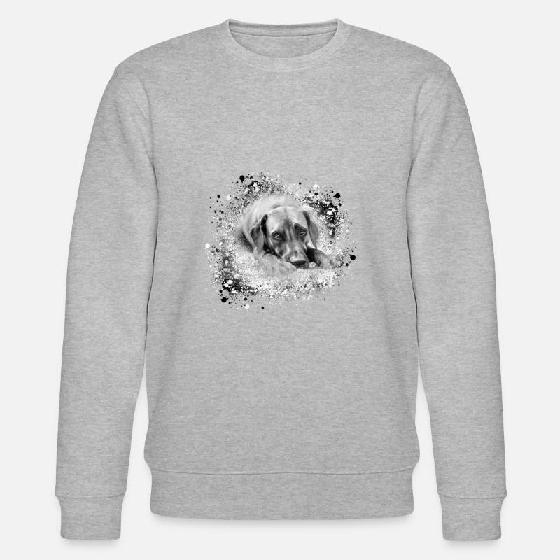 rhodesian ridgeback Hund,Hunderasse,graffiti - Stanley/Stella Unisex Bio-Sweatshirt CHANGER  - Grau meliert