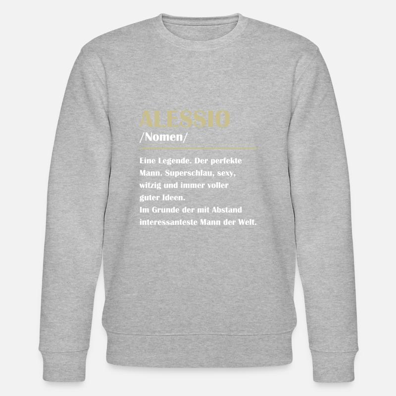 Alessio - Stanley/Stella Unisex Bio-Sweatshirt CHANGER  - Grau meliert