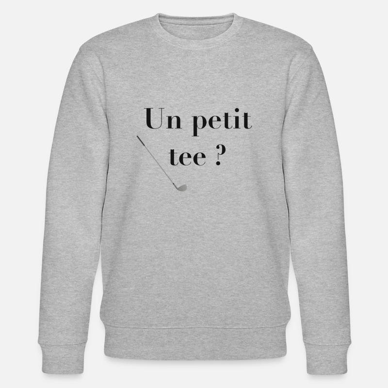 TEE golf : un petit tee ? - Sweat bio CHANGER Stanley/Stella Unisexe - gris chiné