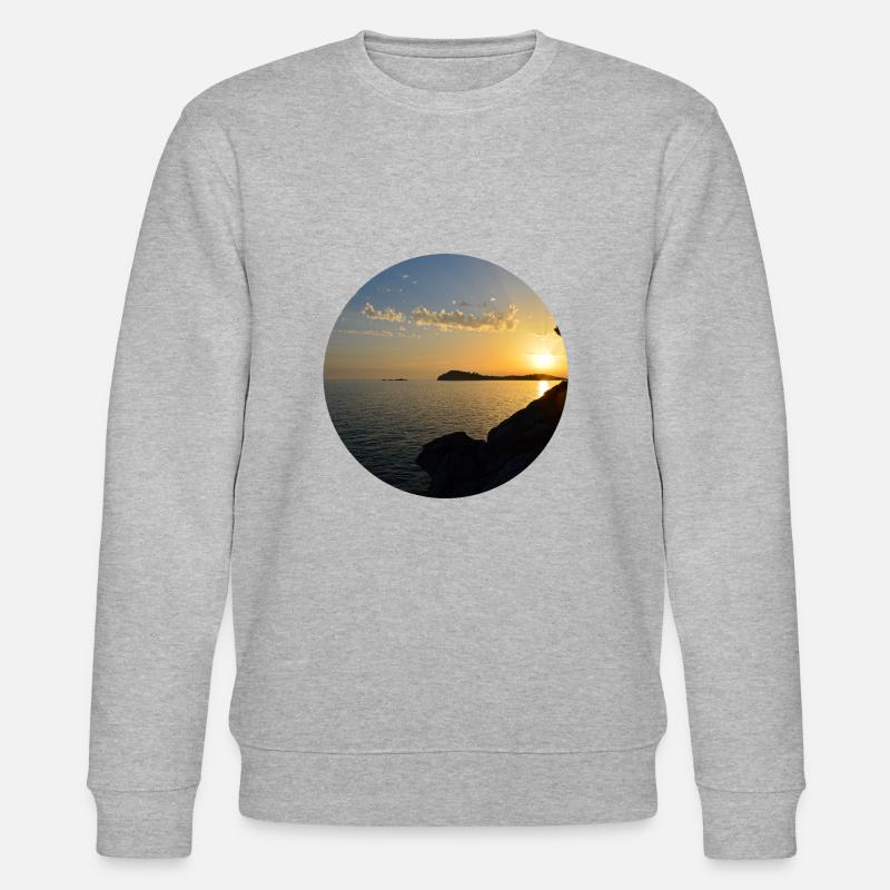 Photo du coucher du soleil - Sweat bio CHANGER Stanley/Stella Unisexe - gris chiné