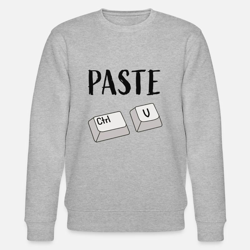 Strg V Einfügen - Stanley/Stella Unisex Bio-Sweatshirt CHANGER  - Grau meliert