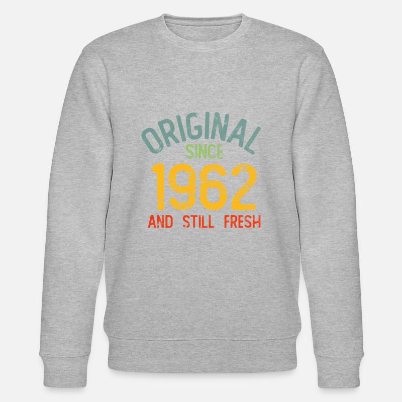 Millésime 1962 - Sweat bio CHANGER Stanley/Stella Unisexe - gris chiné