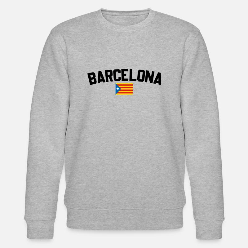 Barcelona - Stanley/Stella Unisex Bio-Sweatshirt CHANGER  - Grau meliert