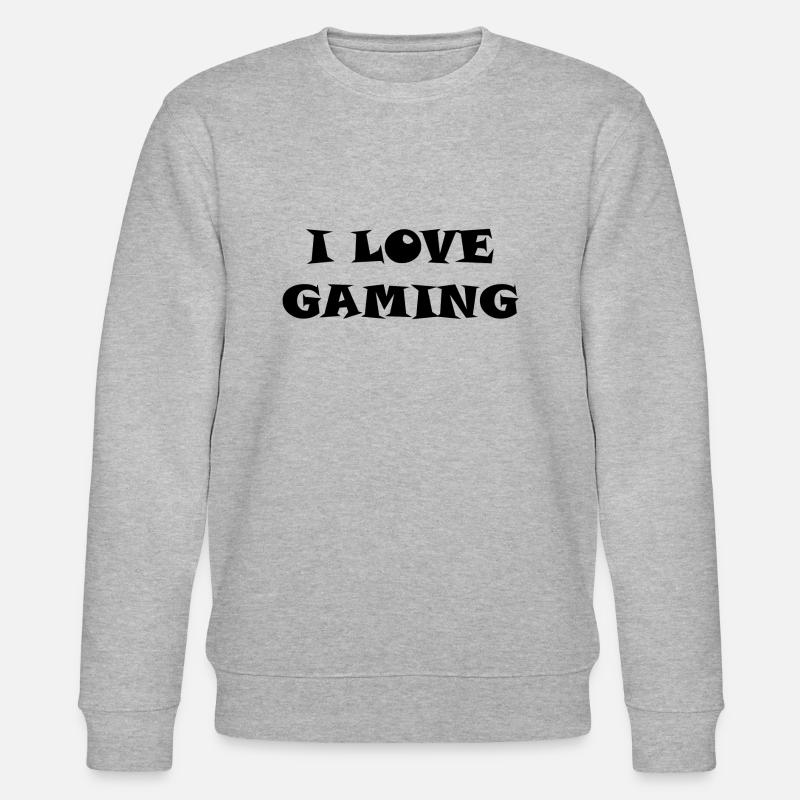 Game Gaming PC - Stanley/Stella Unisex Bio-Sweatshirt CHANGER  - Grau meliert