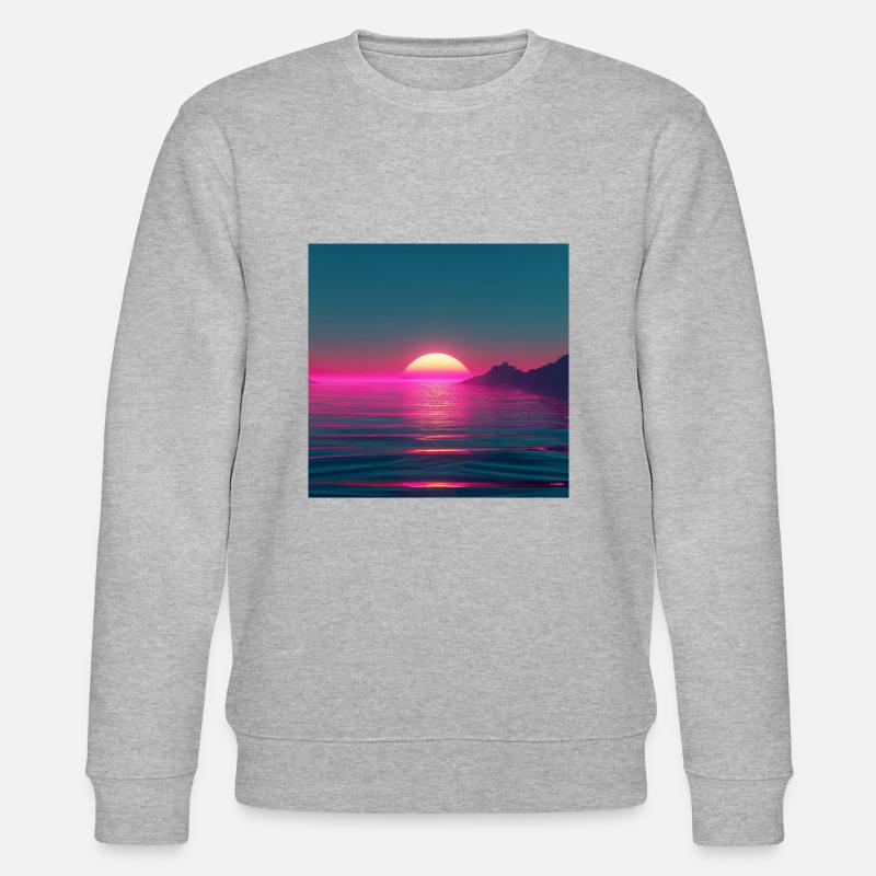 Conception du soleil - Sweat bio CHANGER Stanley/Stella Unisexe - gris chiné