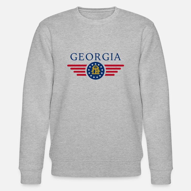 Georgia - Stanley/Stella Unisex Bio-Sweatshirt CHANGER  - Grau meliert