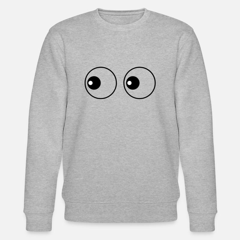 Augen - Stanley/Stella Unisex Bio-Sweatshirt CHANGER  - Grau meliert