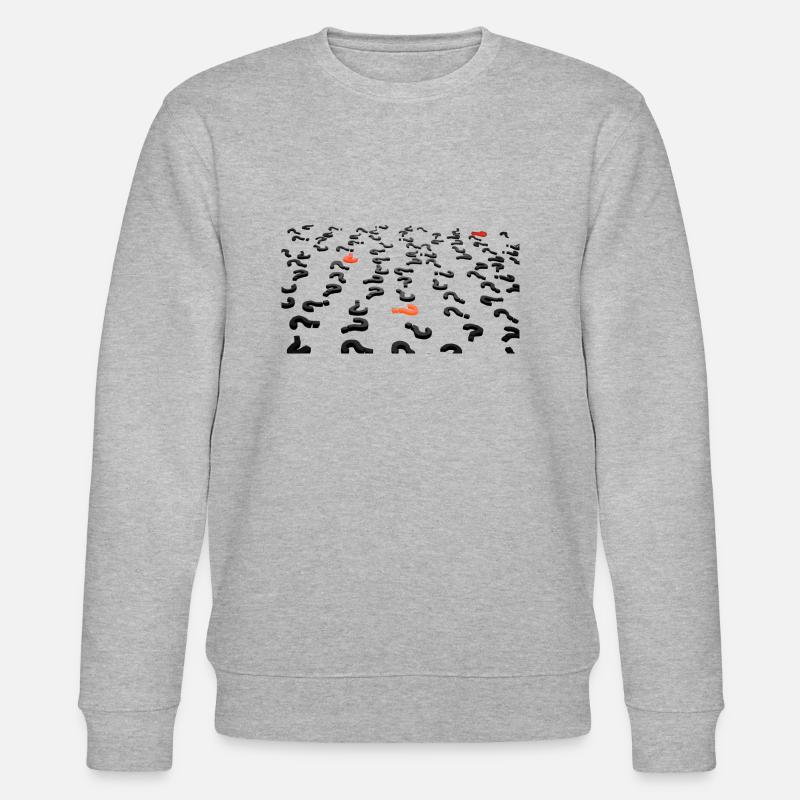 Fragezeichen/Point d’interrogation - Sweat bio CHANGER Stanley/Stella Unisexe - gris chiné