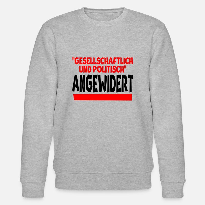 angewidert - Stanley/Stella Unisex Bio-Sweatshirt CHANGER - Grau meliert