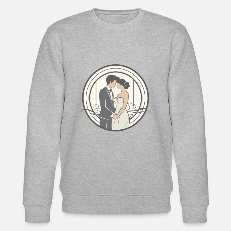 Ehepaar - Stanley/Stella Unisex Bio-Sweatshirt CHANGER  - Grau meliert