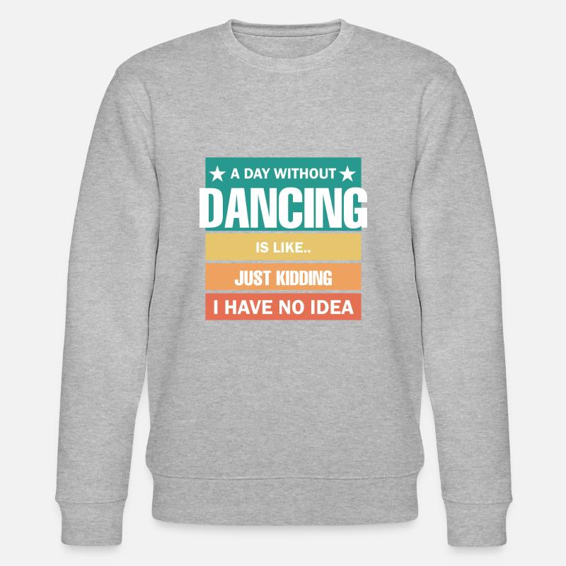 Dancing Dance Music - Stanley/Stella Unisex Bio-Sweatshirt CHANGER  - Grau meliert