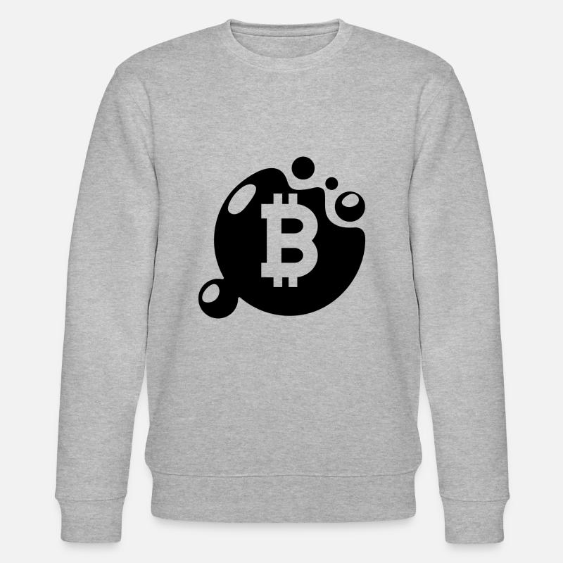 Trading de crypto-monnaies Bitcoin - Sweat bio CHANGER Stanley/Stella Unisexe - gris chiné