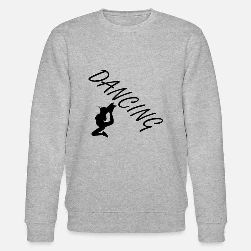 Dancing Dance Music - Stanley/Stella Unisex Bio-Sweatshirt CHANGER  - Grau meliert