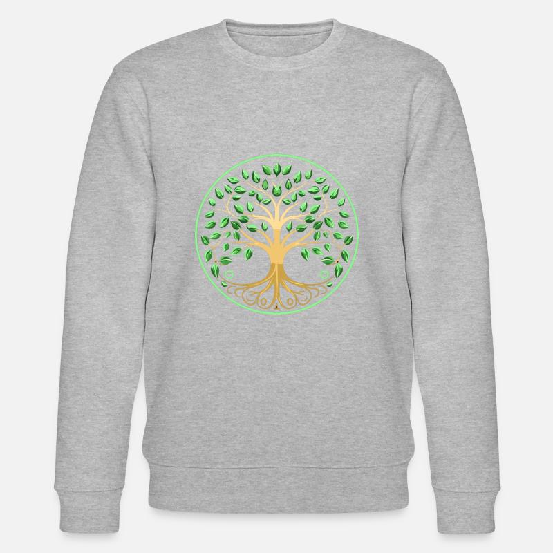 Lebensbaum - Stanley/Stella Unisex Bio-Sweatshirt CHANGER  - Grau meliert