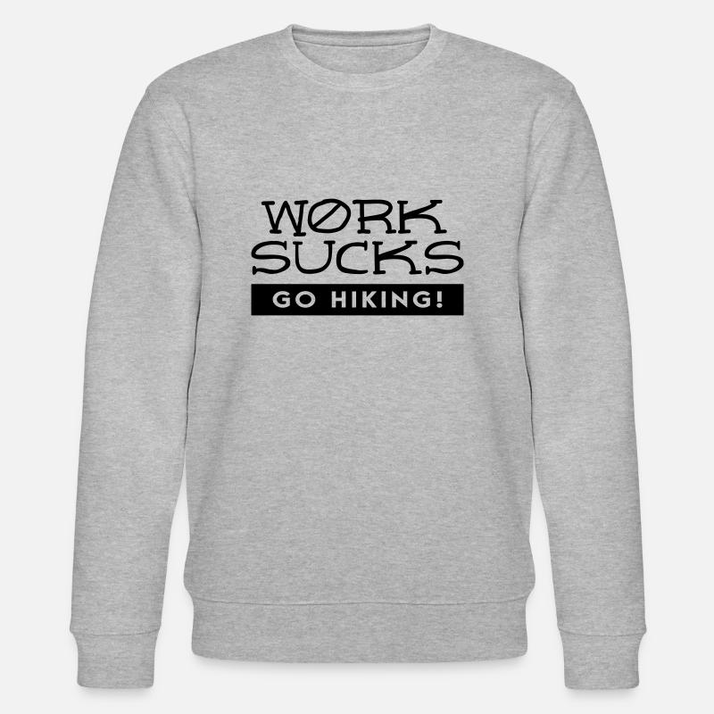 Les œuvres sont nulles - Sweat bio CHANGER Stanley/Stella Unisexe - gris chiné
