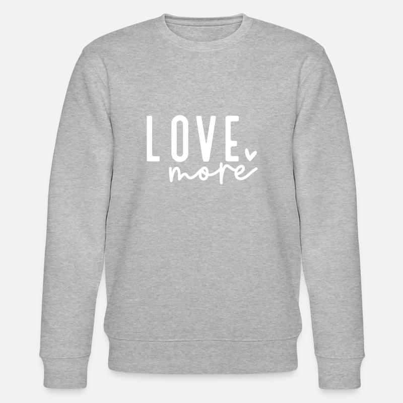 LoveMore - Stanley/Stella Unisex Bio-Sweatshirt CHANGER  - Grau meliert