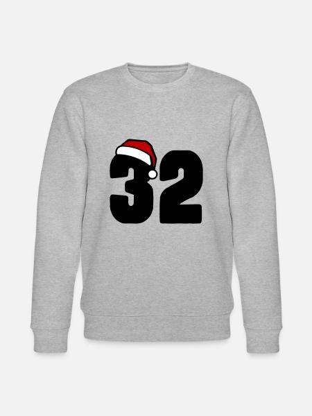 32 Numéro Noël - Sweat bio CHANGER Stanley/Stella Unisexe - gris chiné