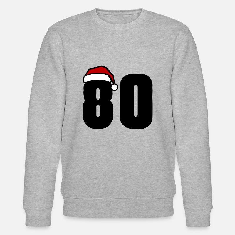 80 Numéro Noël - Sweat bio CHANGER Stanley/Stella Unisexe - gris chiné