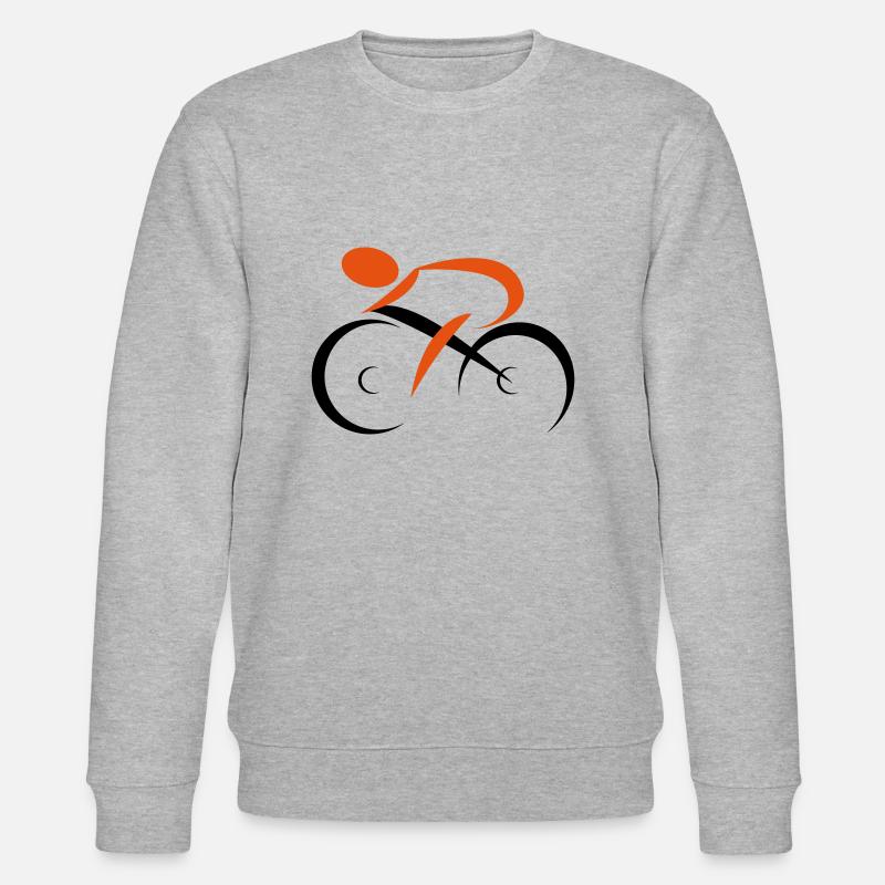 Fahrrad - Stanley/Stella Unisex Bio-Sweatshirt CHANGER  - Grau meliert