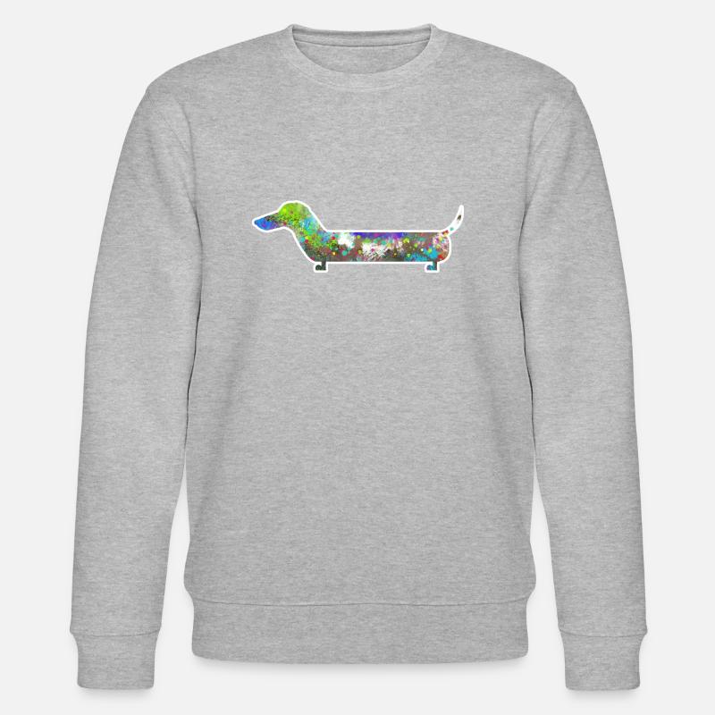 bunter Hund - Stanley/Stella Unisex Bio-Sweatshirt CHANGER  - Grau meliert