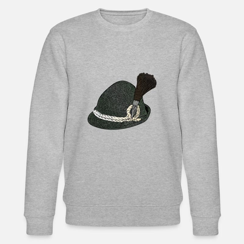 Gamsbart - Stanley/Stella Unisex Bio-Sweatshirt CHANGER  - Grau meliert