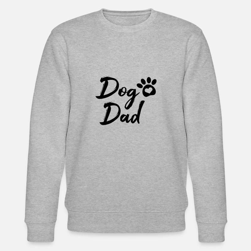 Dog Dad - Stanley/Stella Unisex Bio-Sweatshirt CHANGER  - Grau meliert