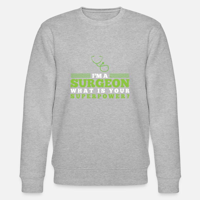IM UN CHIRURGIEN - Sweat bio CHANGER Stanley/Stella Unisexe - gris chiné