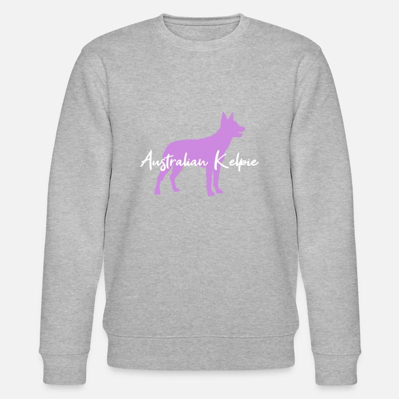 Australian Kelpie - Stanley/Stella Unisex Bio-Sweatshirt CHANGER - Grau meliert
