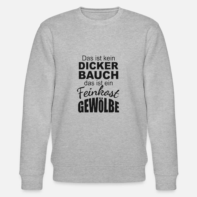 Bauch Feinkost Gewölbe - Stanley/Stella Unisex Bio-Sweatshirt CHANGER  - Grau meliert