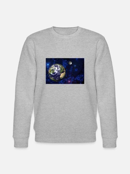 space - Stanley/Stella CHANGER Unisex Organic Sweatshirt - heather grey