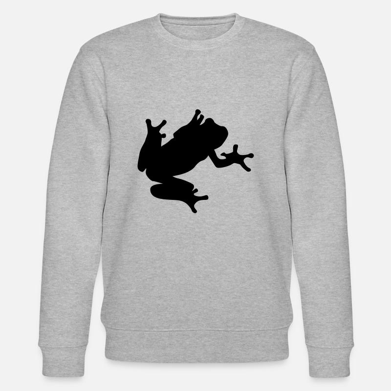 Frosch - Stanley/Stella Unisex Bio-Sweatshirt CHANGER  - Grau meliert
