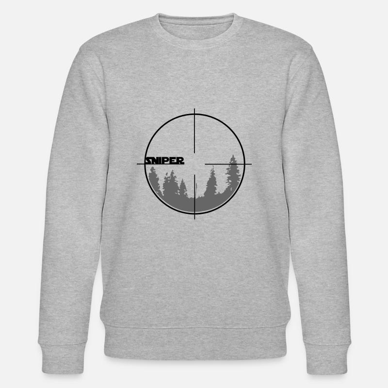 Sniper - Stanley/Stella Unisex Bio-Sweatshirt CHANGER  - Grau meliert