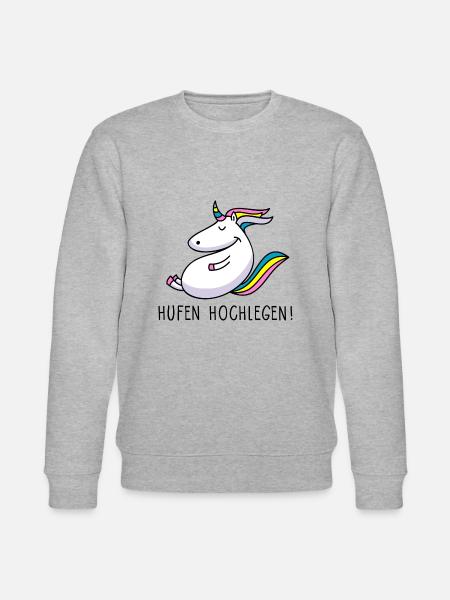 Hufen hochlegen - Stanley/Stella Unisex Bio-Sweatshirt CHANGER - Grau meliert