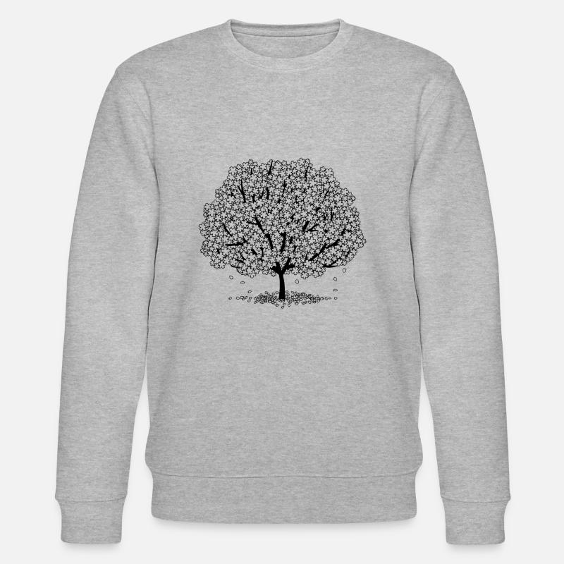 Arbre en fleurs - Sweat bio CHANGER Stanley/Stella Unisexe - gris chiné