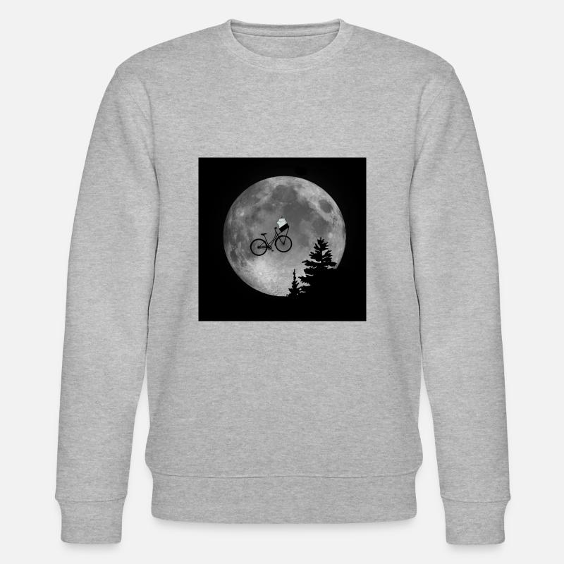 E.T. MauMauCat - Stanley/Stella Unisex Bio-Sweatshirt CHANGER  - Grau meliert