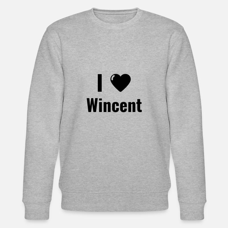 J'aime Wincent - Sweat bio CHANGER Stanley/Stella Unisexe - gris chiné