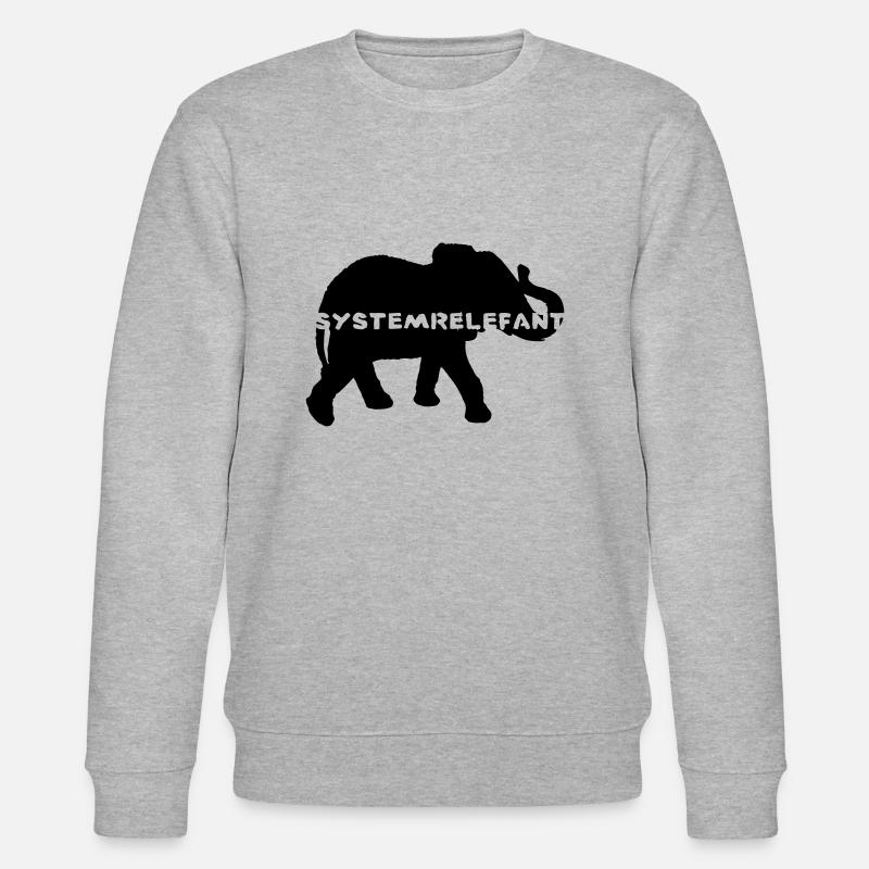 Systemrelefant - Stanley/Stella Unisex Bio-Sweatshirt CHANGER  - Grau meliert