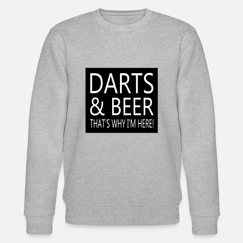 Darts Dart - Stanley/Stella Unisex Bio-Sweatshirt CHANGER  - Grau meliert