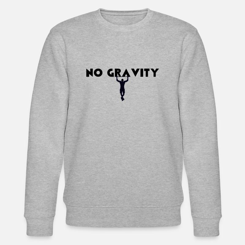 No Gravity - Stanley/Stella Unisex Bio-Sweatshirt CHANGER  - Grau meliert