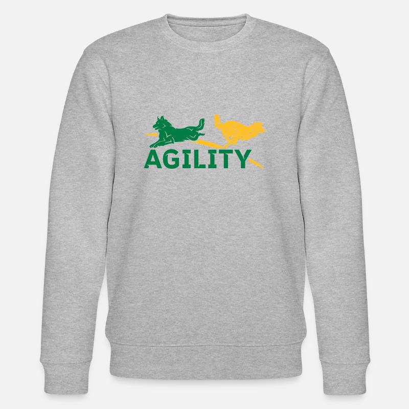 AGILITY - Stanley/Stella Unisex Bio-Sweatshirt CHANGER  - Grau meliert