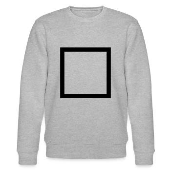 Thick square - Stanley/Stella CHANGER Unisex Organic Sweatshirt - heather grey - Front - Nik (191cm) & Marisol (170cm)