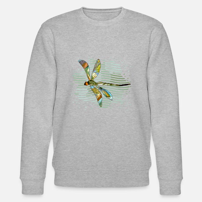 Libelle - Stanley/Stella Unisex Bio-Sweatshirt CHANGER  - Grau meliert