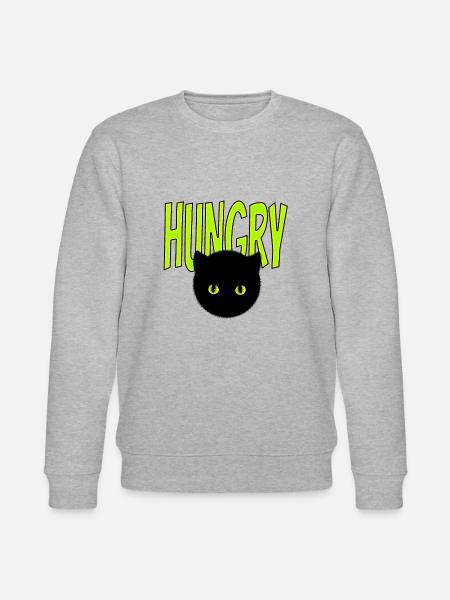 hungry - Stanley/Stella Unisex Bio-Sweatshirt CHANGER - Grau meliert